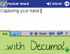Riconoscimento scrittura su Nintendo DS