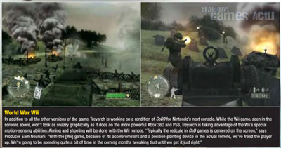 Call Of Duty su Wii