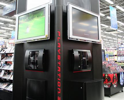 I chioschi promozionali PS3 I chioschi promozionali PS3