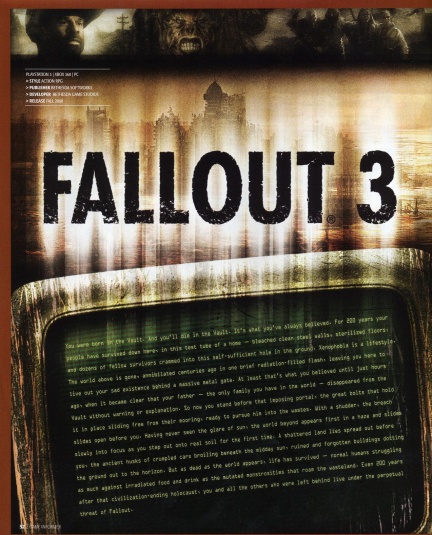 Fallout 3: nuovi scan e dettagli