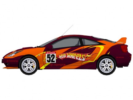 Sega Rally: gli artwork di Punto e Celica Sega Rally: gli artwork di Punto e Celica
