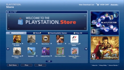 Novità sul PlayStation Store PAL e USA