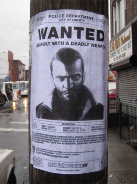Grand Theft Auto IV: originale pubblicità a Brooklyn Grand Theft Auto IV: originale pubblicità a Brooklyn