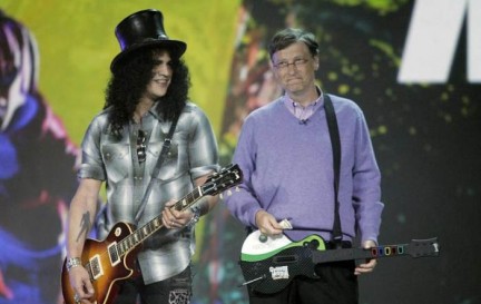 Show di Bill Gates e Slash al CES 2008 Show di Bill Gates e Slash al CES 2008
