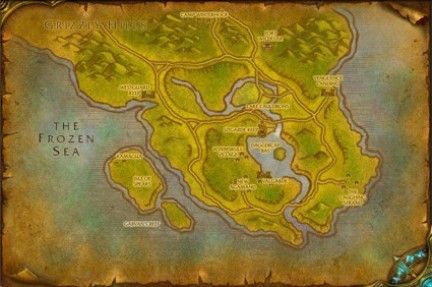 WoW: Wrath of the Lich King: prima mappa e (forse) Alpha testing WoW: Wrath of the Lich King: prima mappa e (forse) Alpha testing