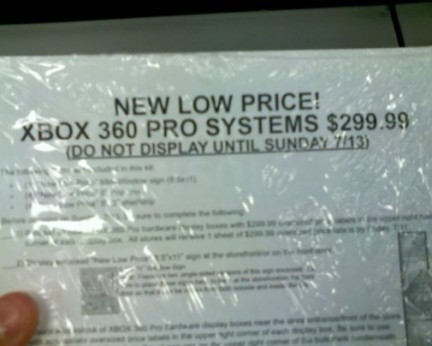 Xbox 360: taglio di prezzo il 13 luglio? Xbox 360: taglio di prezzo il 13 luglio?