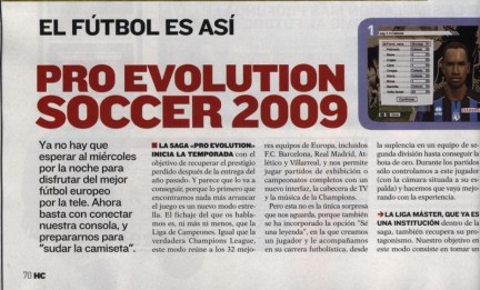 Pro Evolution Soccer 2009: la prima recensione lo vota 92/100 Pro Evolution Soccer 2009: la prima recensione lo vota 92/100