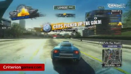 Burnout Paradise: modalità Cops & Robbers filmata Burnout Paradise: modalità Cops & Robbers filmata