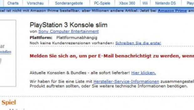 PlayStation 3 Slim compare sui listini di Amazon PlayStation 3 Slim compare sui listini di Amazon