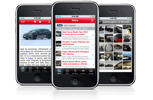 Applicazione per iPhone di Autoblog.it, Gossipblog.it e Melablog.it Applicazione per iPhone di Autoblog.it, Gossipblog.it e Melablog.it