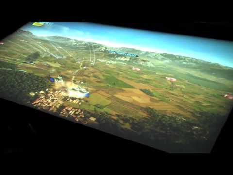 RUSE gameplay on touch-screen table