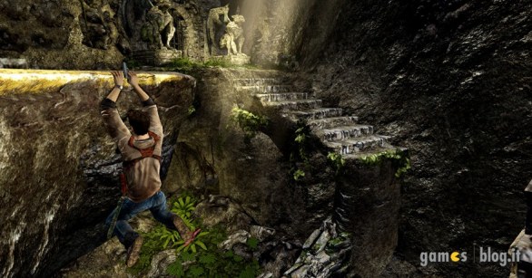 Uncharted: Golden Abyss - zio Nate esplora una grotta in immagini e video