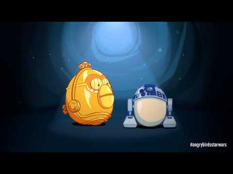 Angry Birds Star Wars: R2-D2 & C-3PO - exclusive gameplay