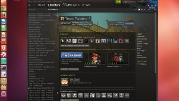 Valve avvia Steam per Linux: beta limitata con 26 titoli e modalità Big Picture Valve avvia Steam per Linux: beta limitata con 26 titoli e modalità Big Picture
