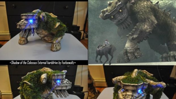 Shadow of the Colossus, la action figure con disco esterno da 500 GB Shadow of the Colossus, la action figure con disco esterno da 500 GB