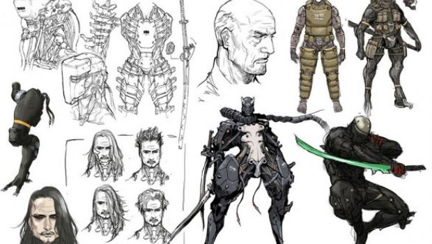 Metal Gear Rising: Revengeance - Mistral e i soldati della Desperado in nuovi bozzetti preparatori Metal Gear Rising: Revengeance - Mistral e i soldati della Desperado in nuovi bozzetti preparatori
