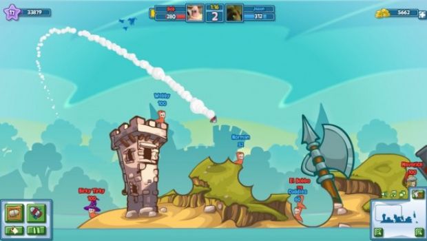 Worms disponibile su Facebook Worms disponibile su Facebook