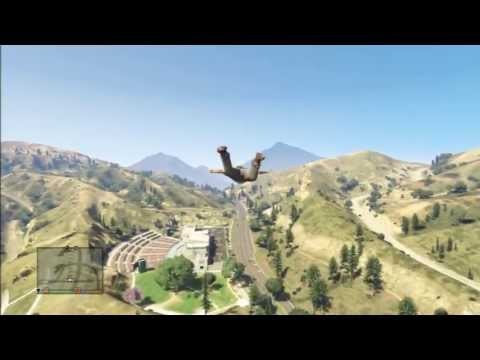 Grand Theft Auto V - Superman Cheat (Skyfall) HD