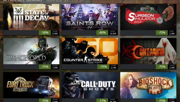Steam Autumn Sale, le offerte del giorno 3 - Call of Duty: Ghosts a -17% Steam Autumn Sale, le offerte del giorno 3 - Call of Duty: Ghosts a -17%