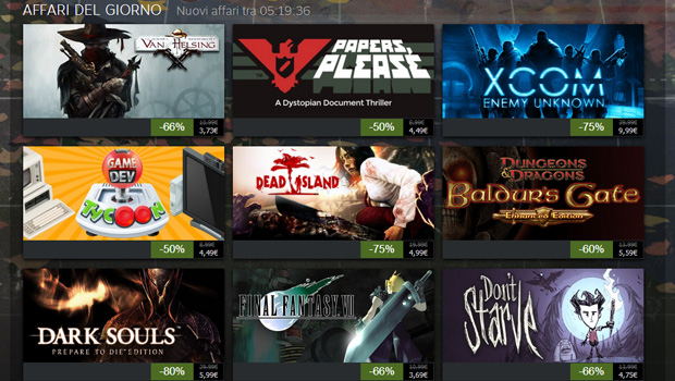 Black Friday su Steam, ancora disponibili le offerte dei primi due giorni: Dark Souls a 6€ e XCOM a 10€ Black Friday su Steam, ancora disponibili le offerte dei primi due giorni: Dark Souls a 6€ e XCOM a 10€