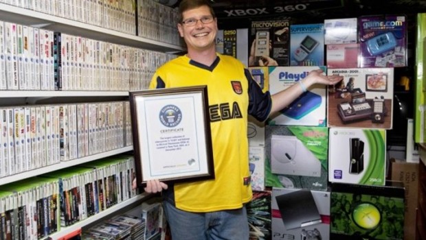 Collezionista di videogiochi entra nel Guinness dei Primati
