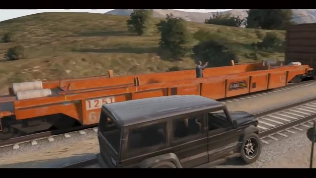 Grand Theft Auto V: il video della lotta sul treno di Skyfall riprodotta nel gioco Grand Theft Auto V: il video della lotta sul treno di Skyfall riprodotta nel gioco