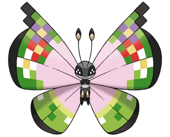 Pokemon X e Y, Vivillon si presenta con un nuovo motivo (FOTO)