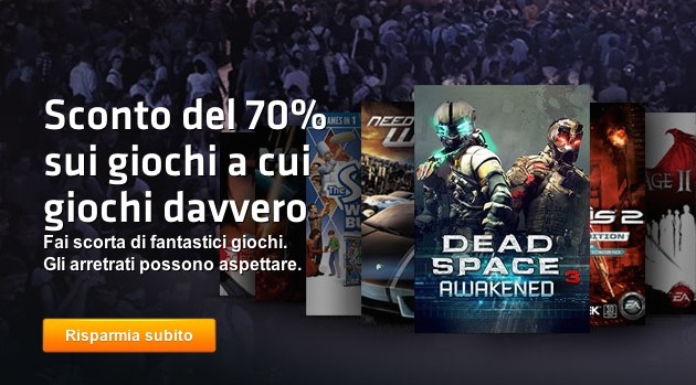 Origin lancia i saldi: ecco tutti i titoli in offerta fino al 70%