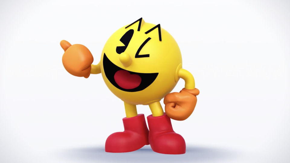 Pac-Man arriva in Super Smash Bros., teaser per Mr. Game & Watch Pac-Man arriva in Super Smash Bros., teaser per Mr. Game & Watch