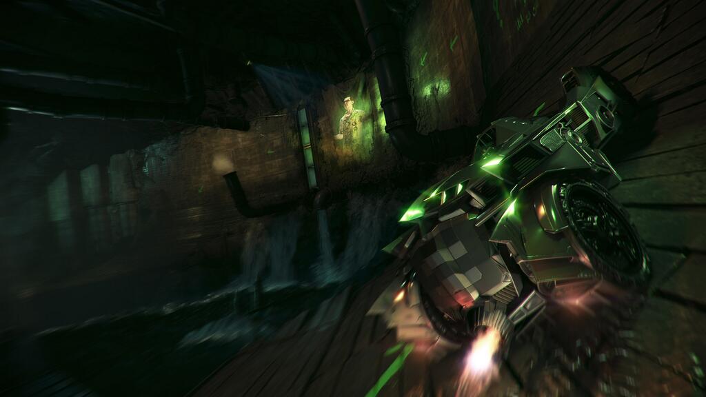Batman: Arkham Knight, il gameplay della Batmobile con NVIDIA GameWorks