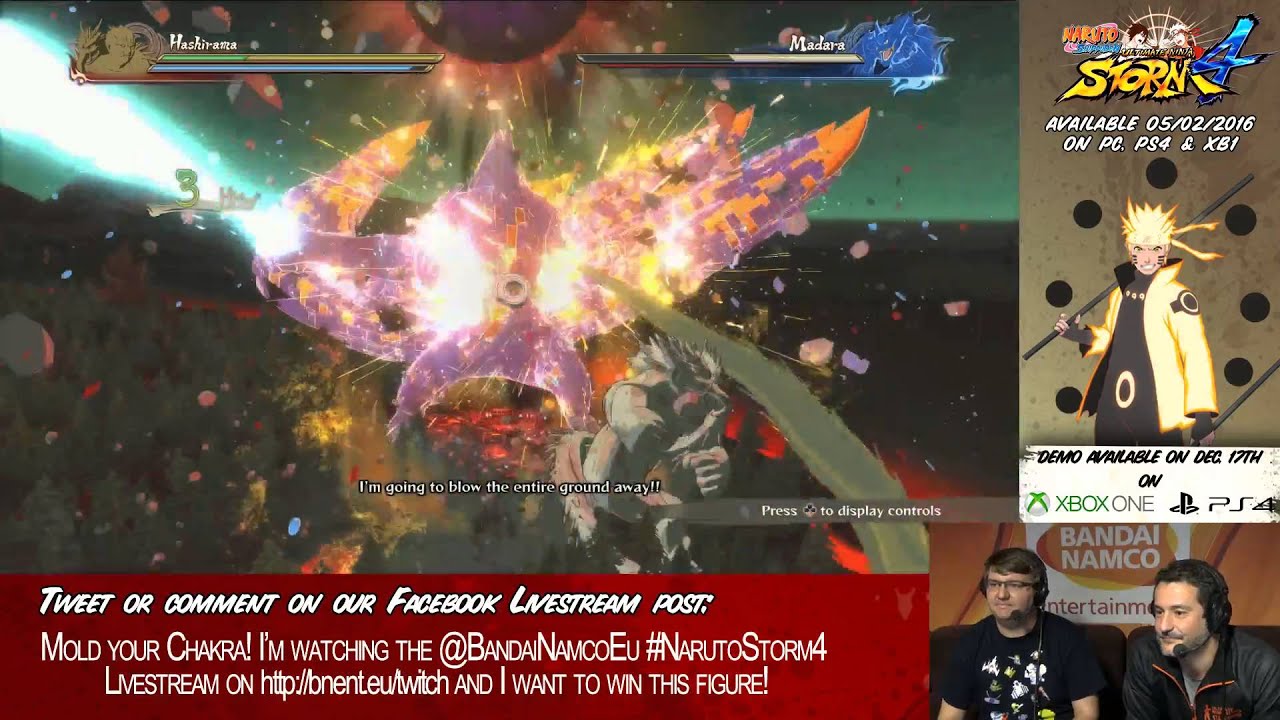 Naruto Shippuden: Ultimate Ninja Storm 4 | livestream | Story Mode